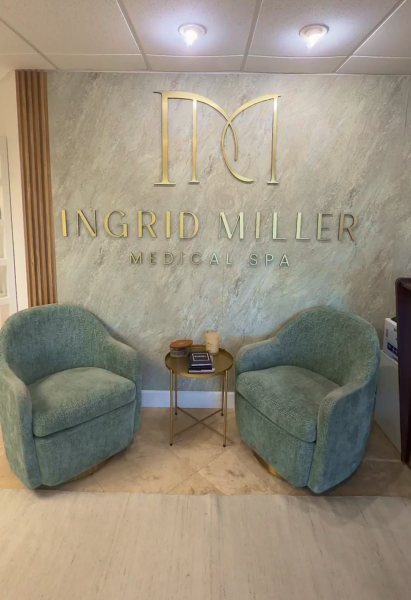 Recepção de Ingrid Miller Medical Spa em Weston